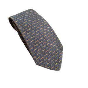 Boy's Blue Vineyard Vines Tie - Antique Roadster Pattern